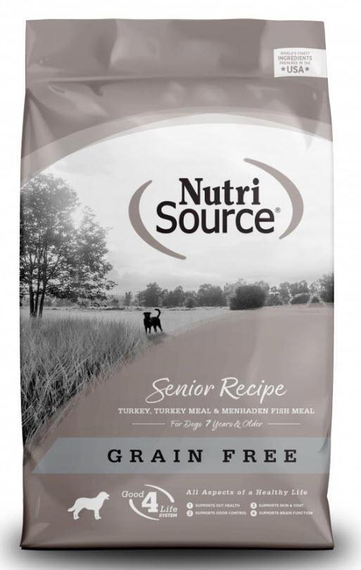 NutriSource Dog Senior Recipe Grain Free for Senior Dogs
