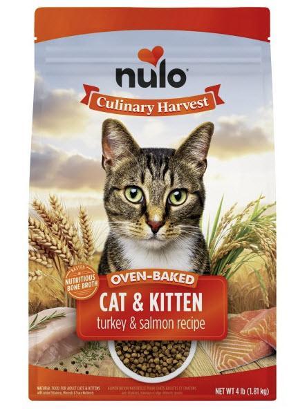 Nulo Culinary Harvest Baked Turkey & Salmon Recipe for Adult Cats & Kittens