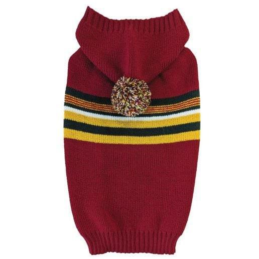 Pet Sweater - Hooded PomPom Sweater