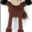 goDog Checkers Skinny Horse Plush Dog Toy