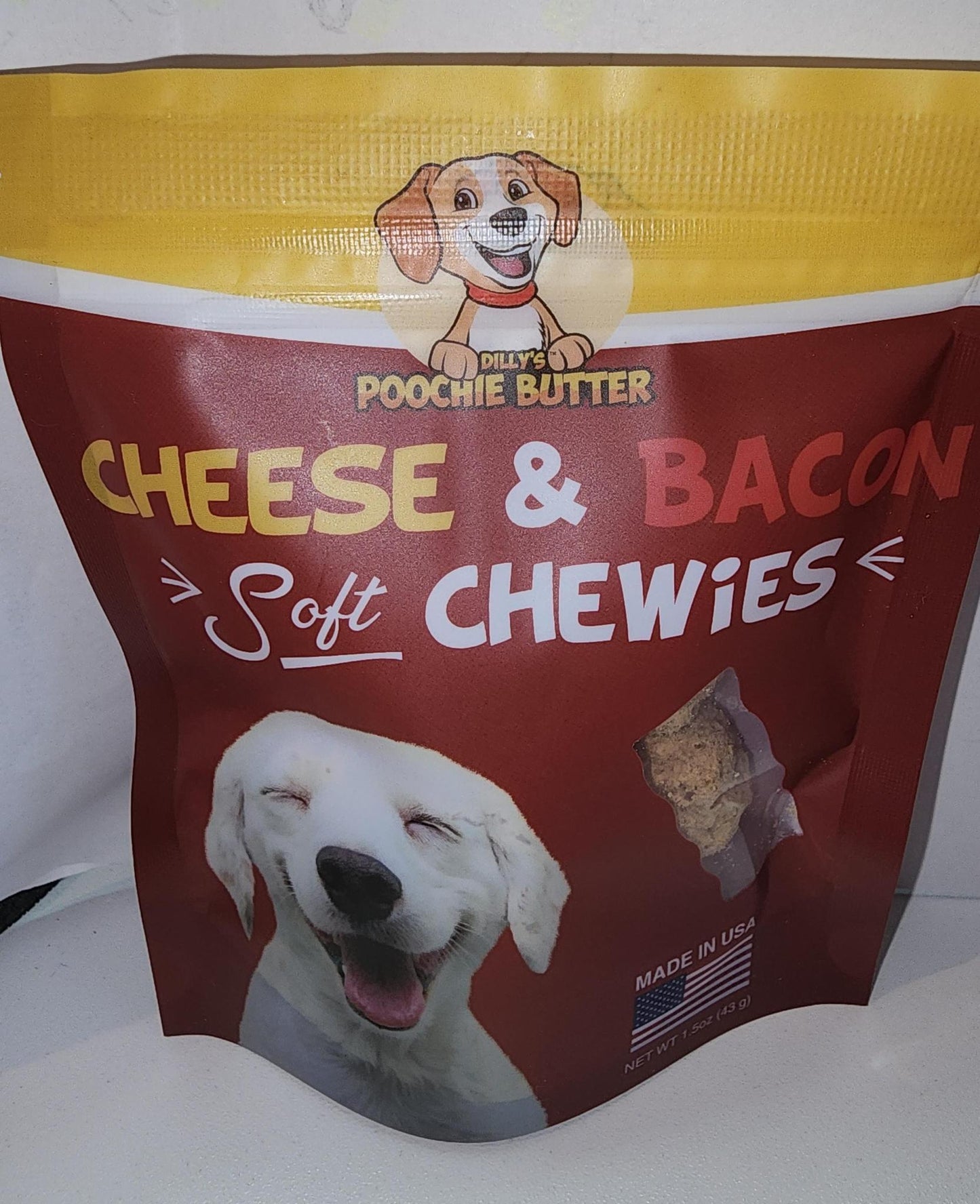 Poochie Butter Cheese & Bacon Soft Chewies