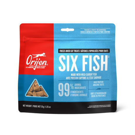 Orijen Freeze-Dried Cat Treats Six Fish