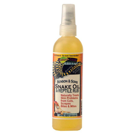 Nature Zone Benson & Sons Snake Oil and Reptile Rub 8 fl oz