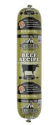Red Barn Dog Food Roll Beef 4#