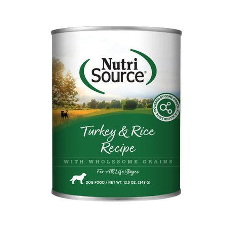 NutriSource Dog Can Turkey & Rice