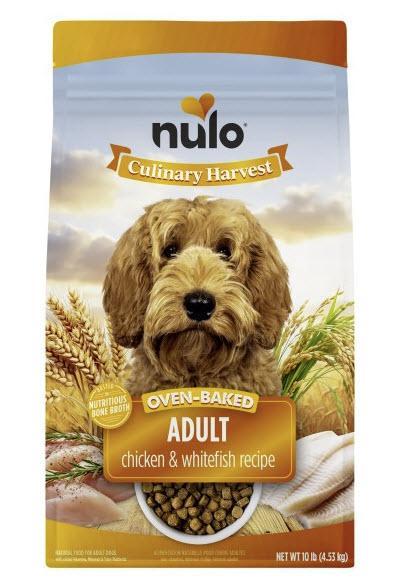 Nulo Culinary Harvest Baked Chicken & Whitefish Dog