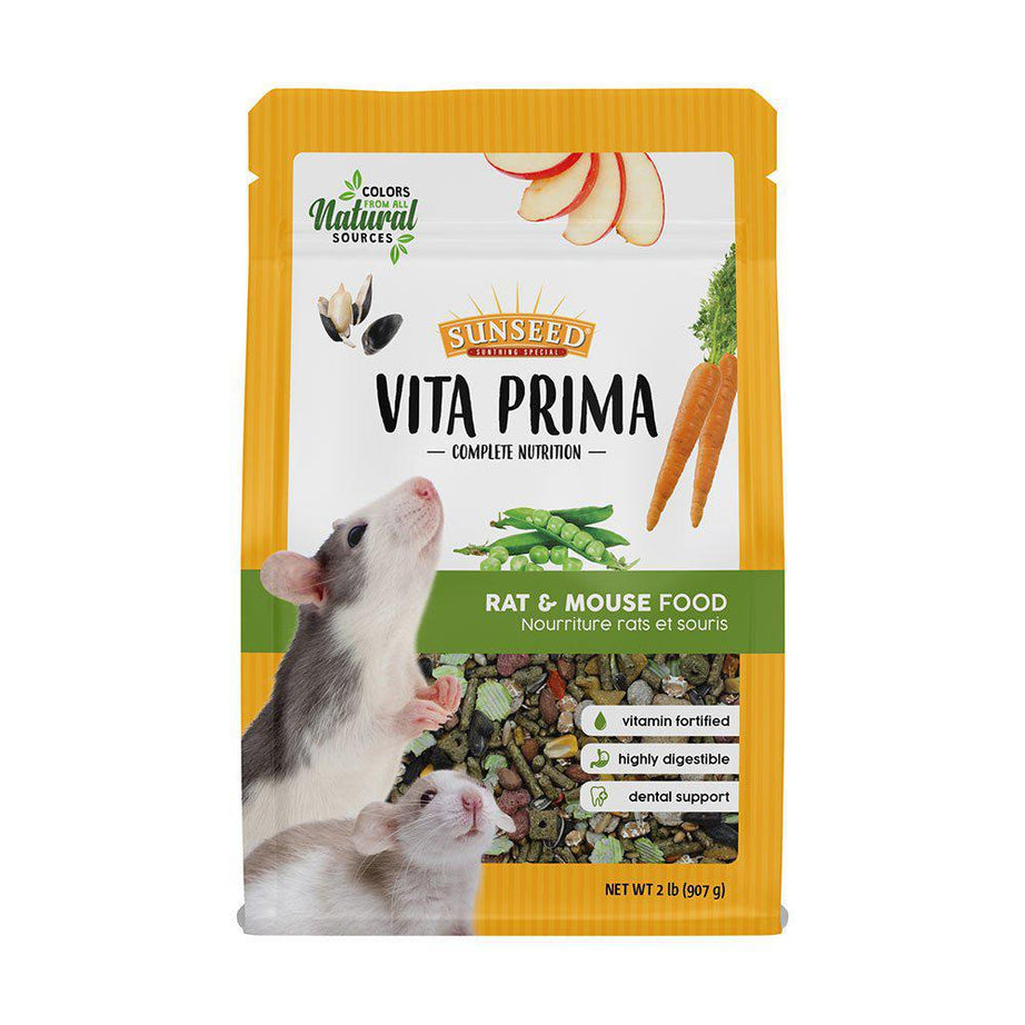 Sunseed Vita Prima Complete Nutrition Rat & Mouse Food 2 Lbs