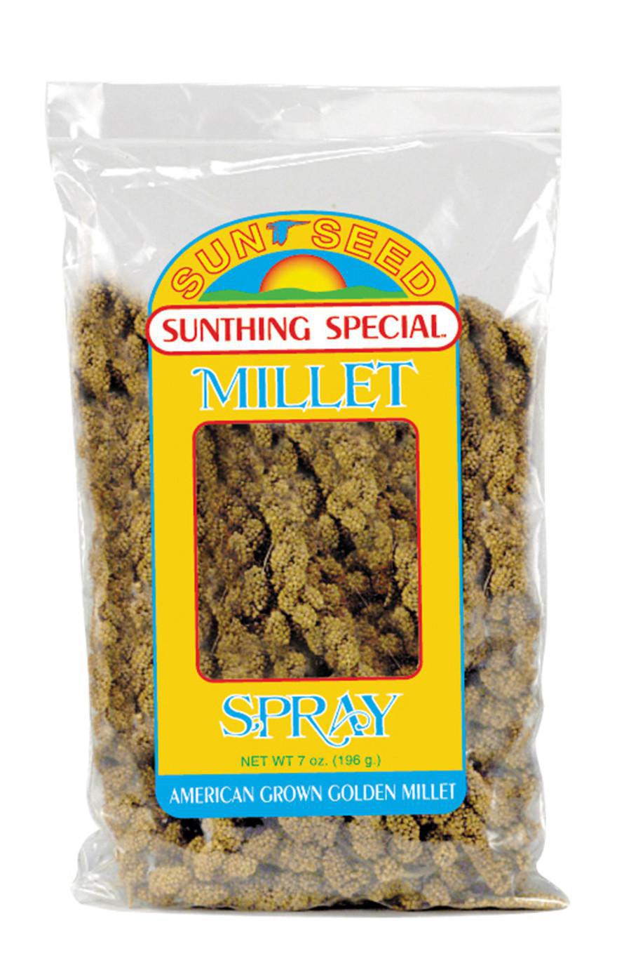 Sun Seed Golden Millet Spray Natural Bird Treat