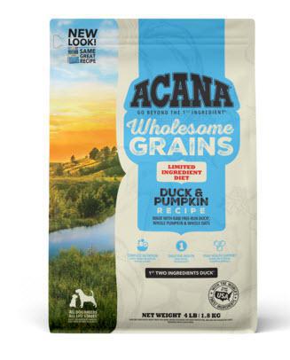Acana Dog Dry Wholesome Grains LID Duck & Pumpkin 4#