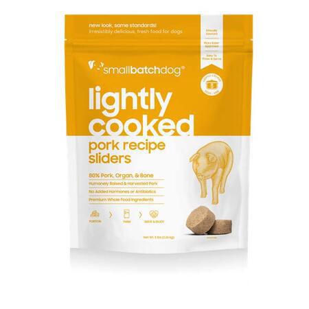 Small Batch Dog Frozen Lightly Cooked Pork