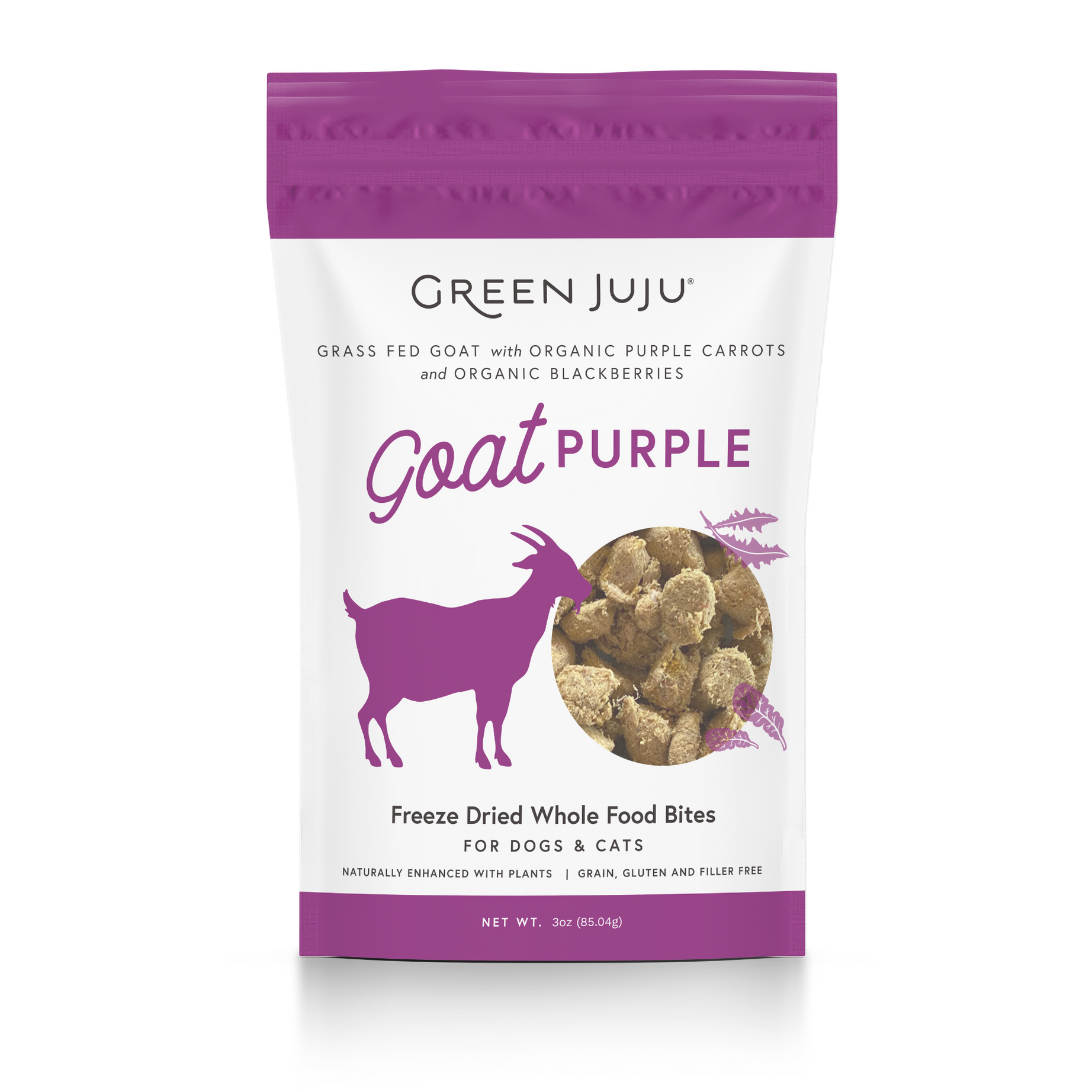 Green Juju FD Topper Goat Purple