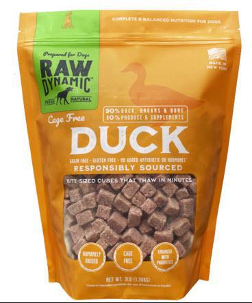 Raw Dynamic Dog Frozen Duck