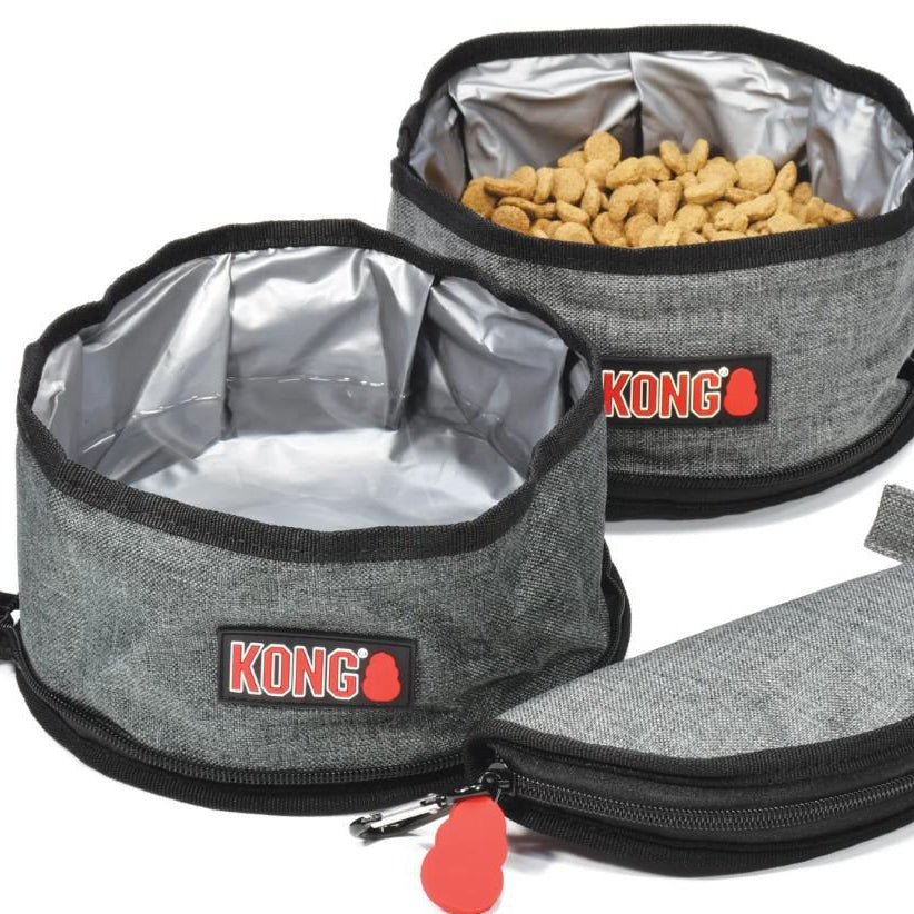 Kong Magnet & Steel Fold Up Double Bowl