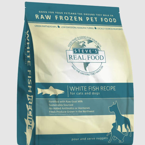 Steve's Dog Frozen Whitefish BARF Diet