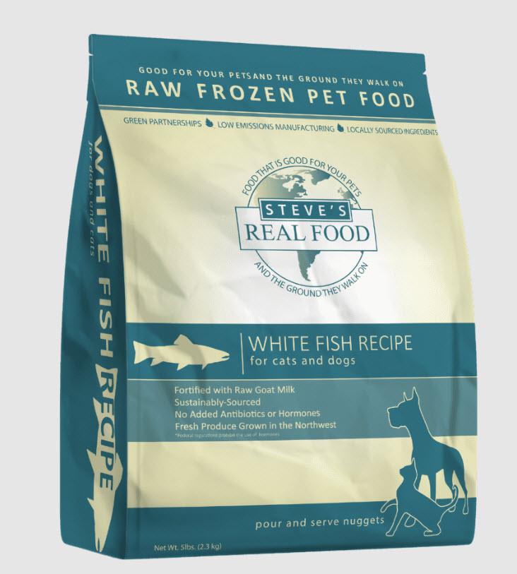 Steve's Dog Frozen Whitefish BARF Diet
