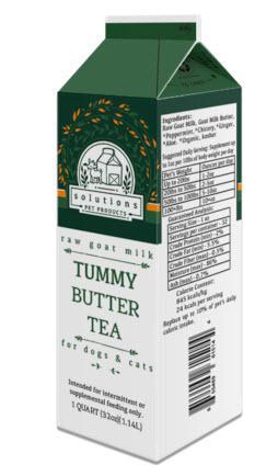 Solutions Frozen Dog Tummy Butter Tea Pint
