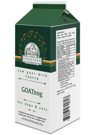 Solutions Frozen Dog Goat Nog Pint