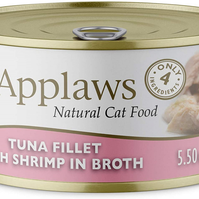 Applaws Natural Wet Cat Food Tuna with Shrimp in Broth
