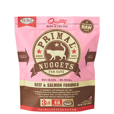 Primal Cat FRZ Beef & Salmon
