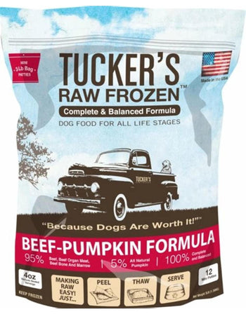 Tucker's Frozen Food Beef & Pumpkin