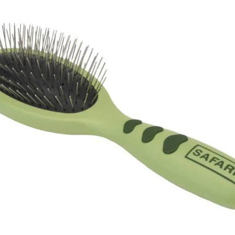 Safari Wire Pin Brush Green Small