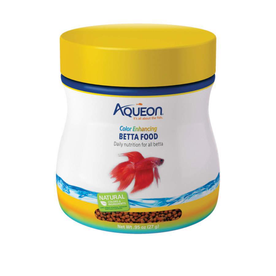 Aqueon Betta Food Color Enhancing Floating Pellet