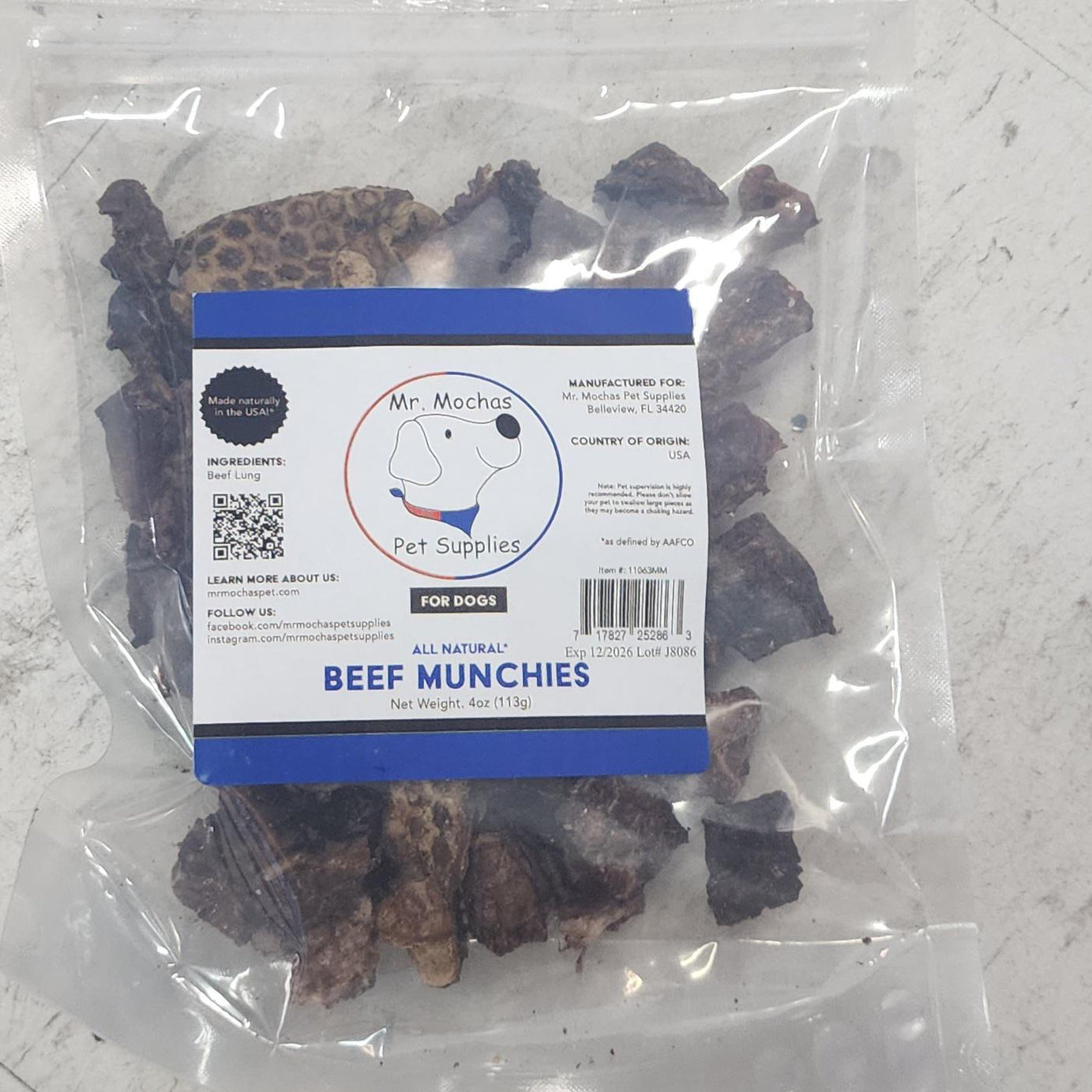 Mr. Mochas Beef Munchies