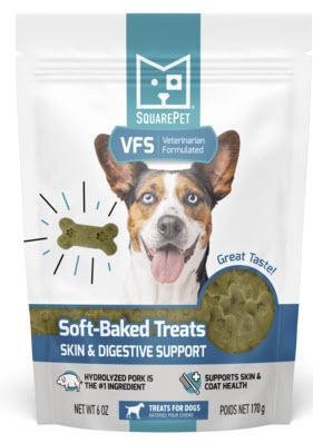 SquarePet Dog Treat VFS Canine Skin & Digestive Support 6 oz