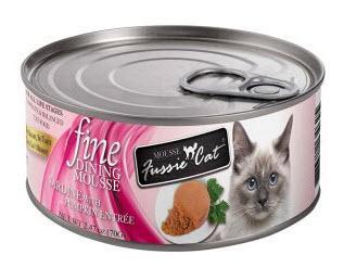 Fussie Cat Fine Dining Mousse Sardine w/ Pumpkin Cat Food, 2.47oz can