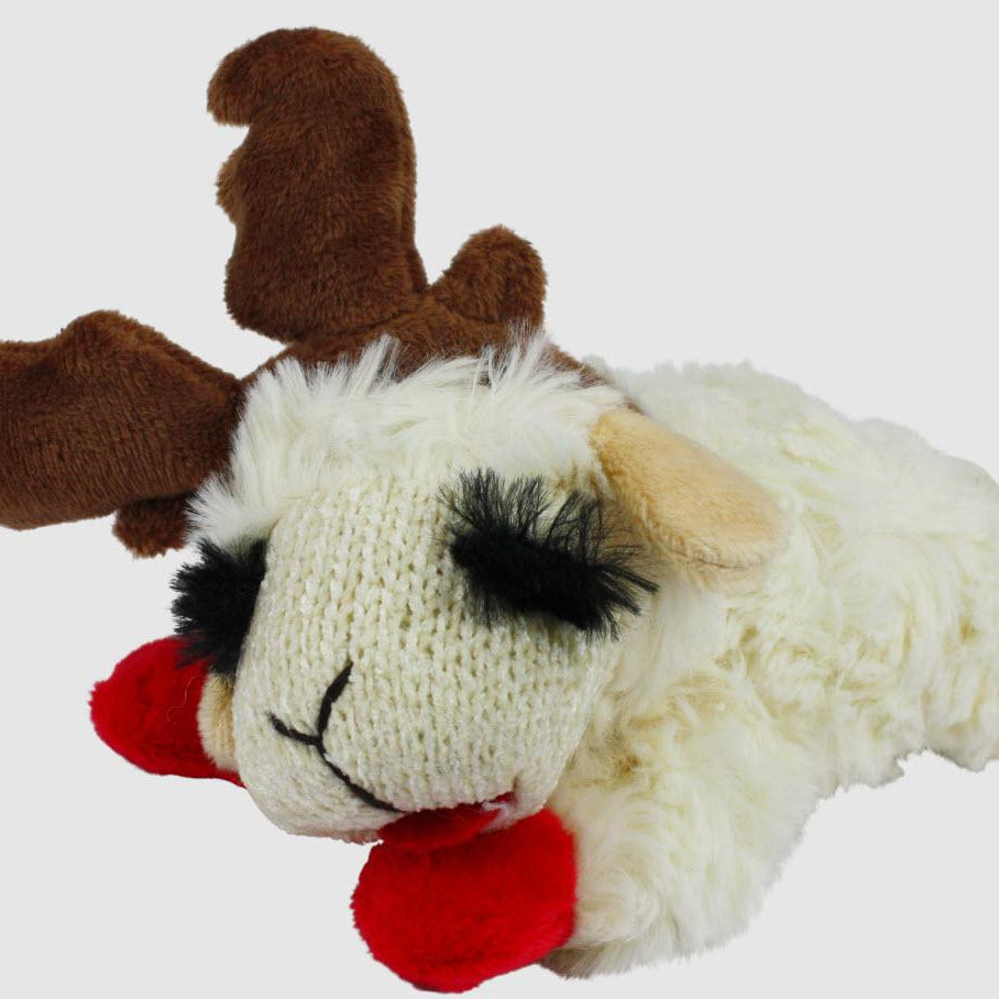 Lamb Chop w/ Antlers 6″ Dog Toy
