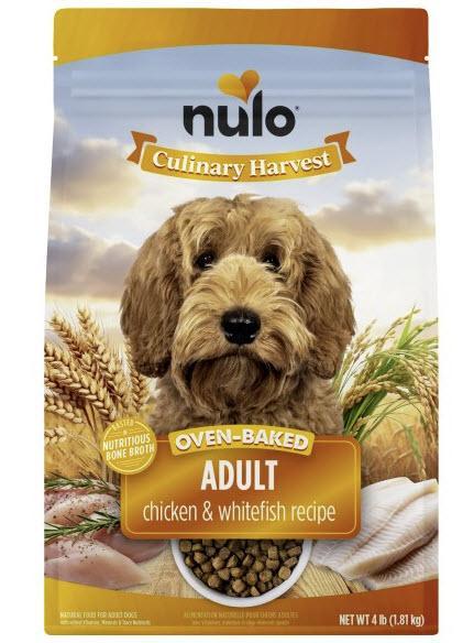 Nulo Culinary Harvest Baked Chicken & Whitefish Dog