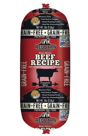 Red Barn Dog Food Roll GF Beef 3#
