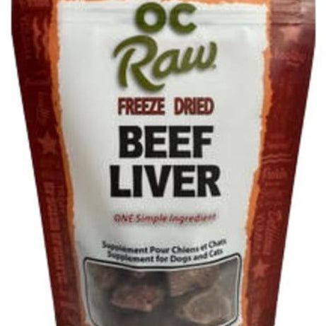 OC RAW DOG GRAIN FREE FREEZE-DRIED LIVER BEEF 4OZ
