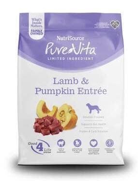 Pure Vita Dog Dry GF Lamb & Pumpkin 12#