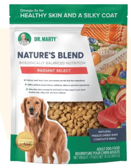 Dr. Marty Dog Food FD Nature's Blend Radiant Select