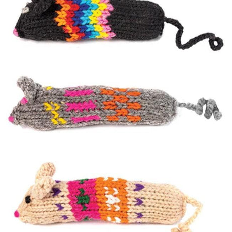 Chilly Wooly Mice with Organic Cat Nip