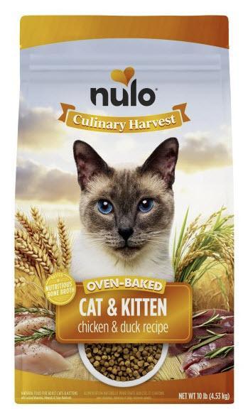 Nulo Culinary Harvest Baked Chicken & Duck Recipe for Adult Cats & Kittens