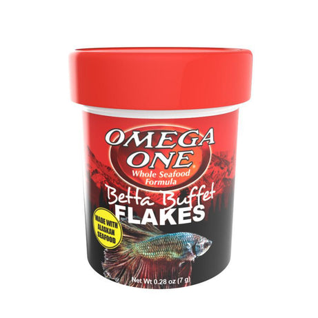 Omega One Betta Buffet Flakes Fish Food .28oz