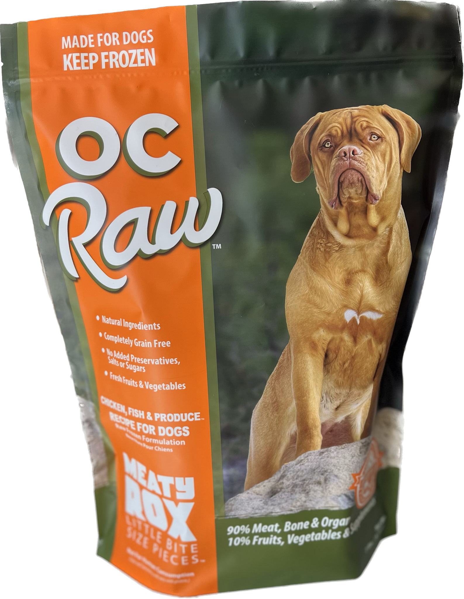 OC Raw Dog Chicken, Fish & Produce