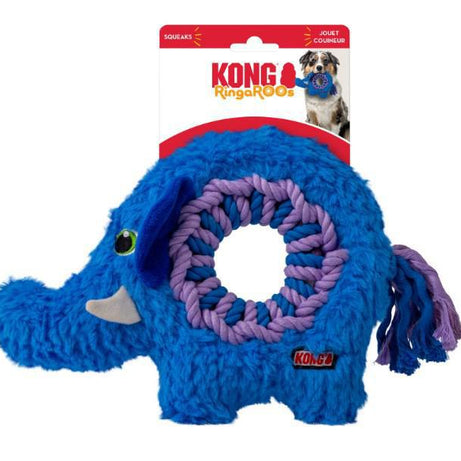 KONG Ringaroos Dog Toy Elephant Med