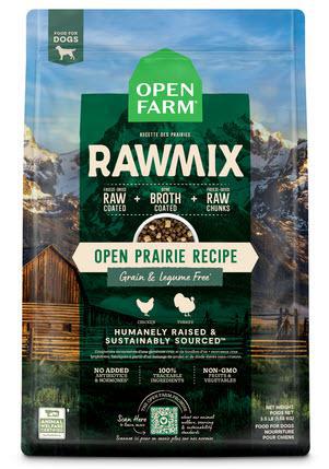 Open Farm Dog Dry GF RawMix Open Prairie 20#