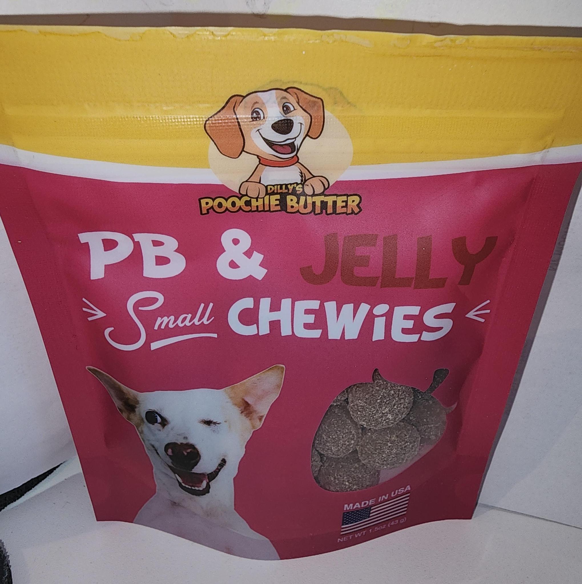 Poochie Butter PB & Jelly Small Chewies
