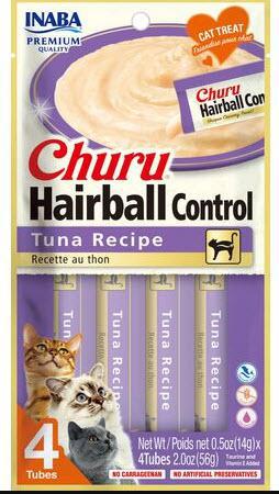 Inaba Cat Churu Purees Hairball Control Tuna 2 oz