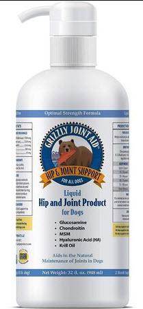 Grizzly Liquid Hip & Joint Aid 32 oz