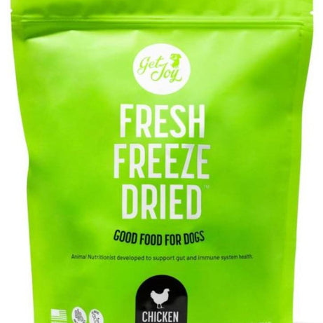 Get Joy Fresh Freeze Dried Raw Chicken Dog Food 16 oz
