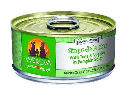 Weruva Dog Can Tuna & Veggies in pumpkin soup - Cirque De La Mer