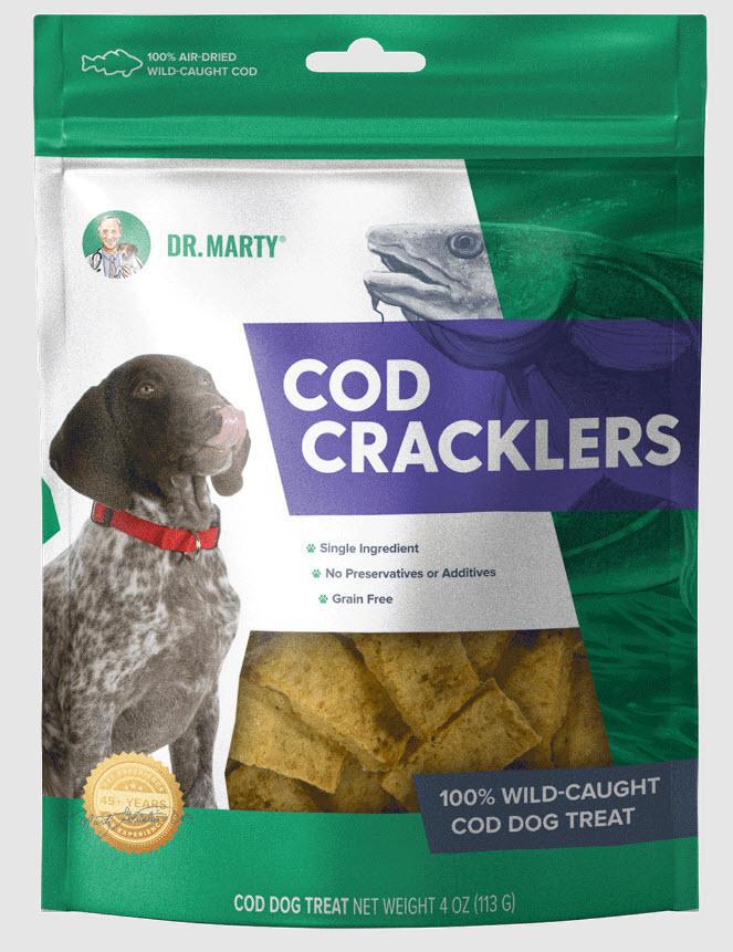 Dr. Marty Cod Cracklers Dog Treat 4 oz