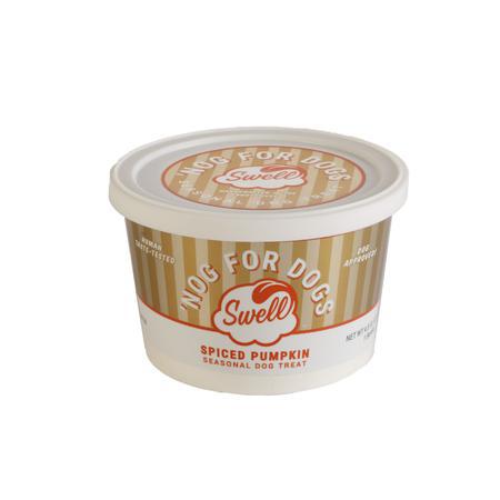 Swell Gelato Dog Treat Frozen Nog Spiced Pumpkin *Seasonal