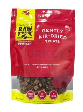 Raw Dynamic Dog Treat Air Dried Turkey 3.6 oz