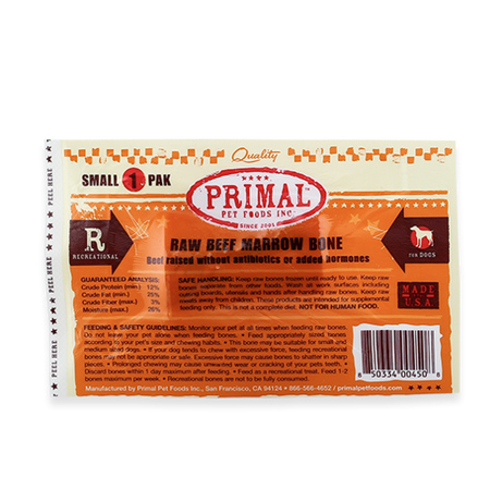 Primal FRZ Bone Beef Marrow